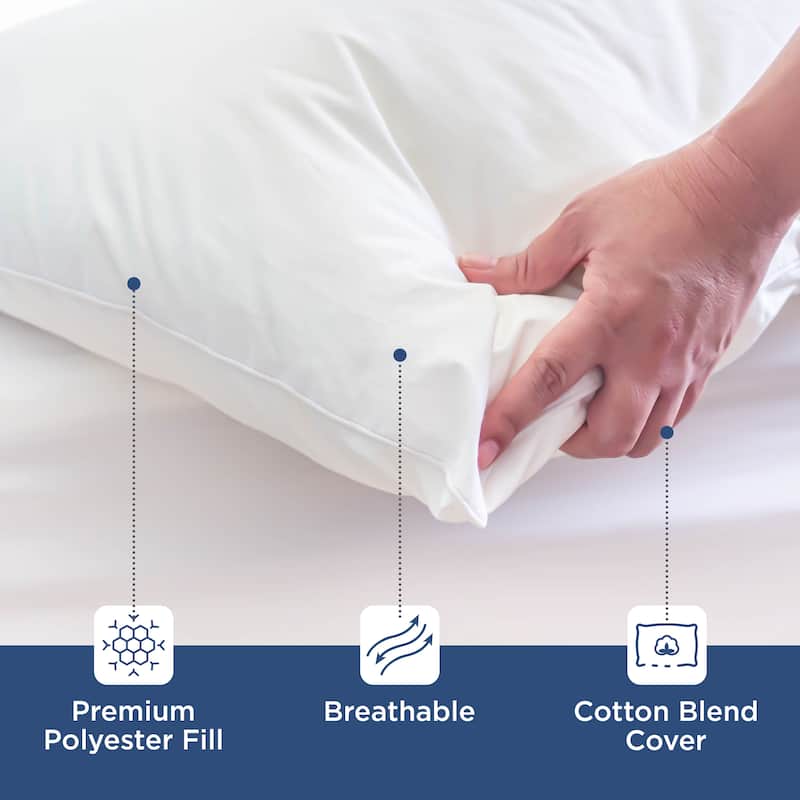 Martex Sweet Dreams Twin Pack Decorative Pillow Inserts