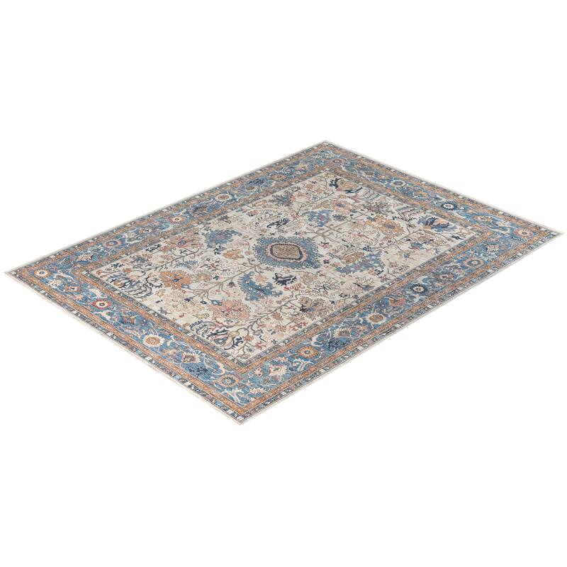 Serapi One-of-a-Kind Hand-Knotted Area Rug - Ivory - 8' 11" x 11' 11"