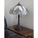 preview thumbnail 7 of 5, Tiffany Style White Table Lamp Amora Lighting