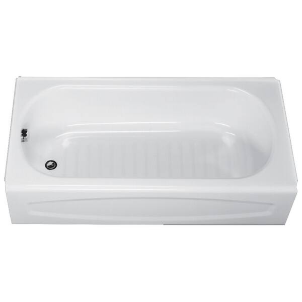 Shop American Standard 0255 212 New Salem 60 Enameled Steel Soaking White Overstock 16298033 White