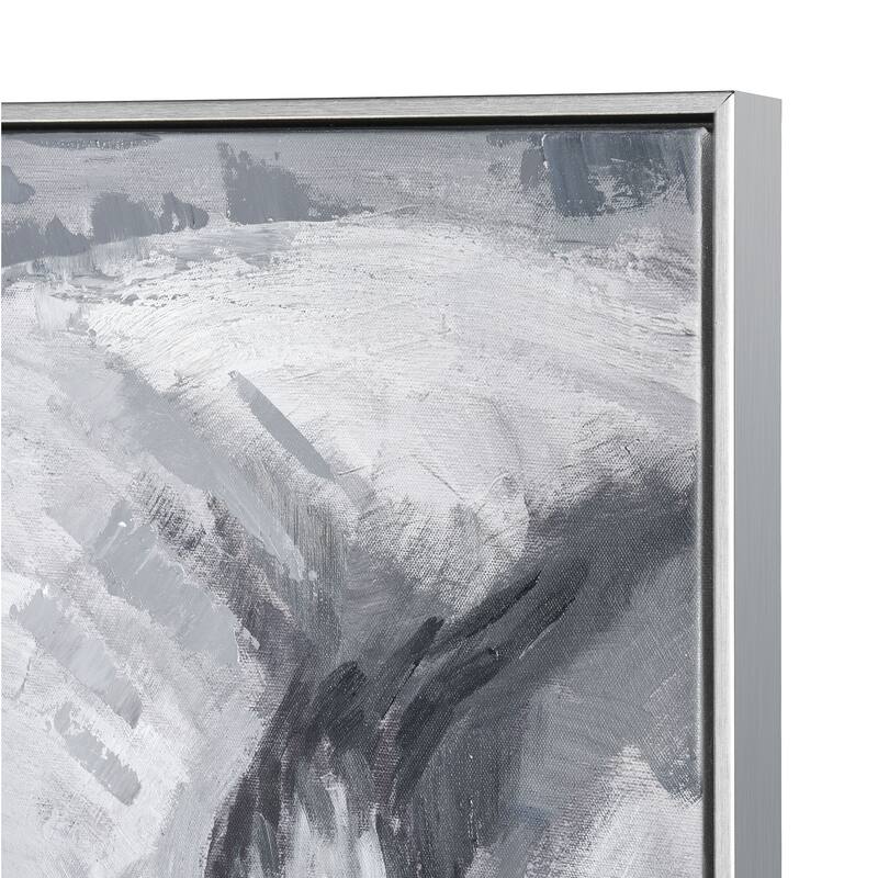 Elk Home Legendary Gray Fabric 39.5 Inch Wide Wall Art