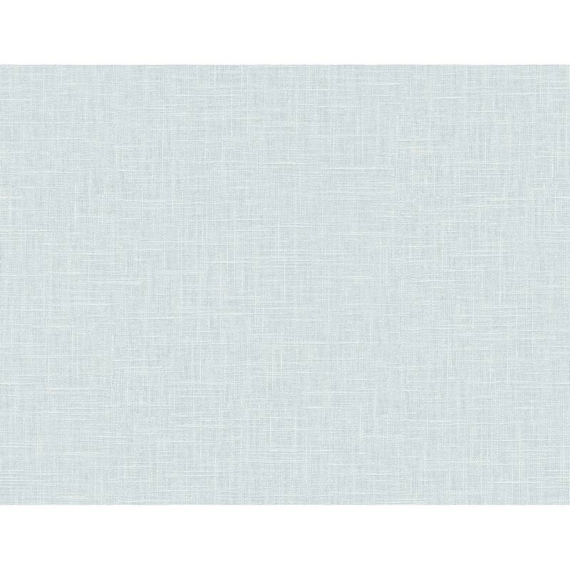 Seabrook Designs Myrna Linen Embossed Vinyl Unpasted Wallpaper - 27 in. W x 27 ft. L - Icicle