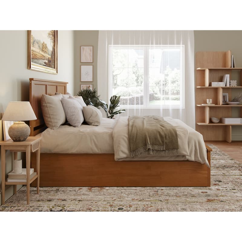AFI Madison Platform Bed with Matching Footboard & Trundle