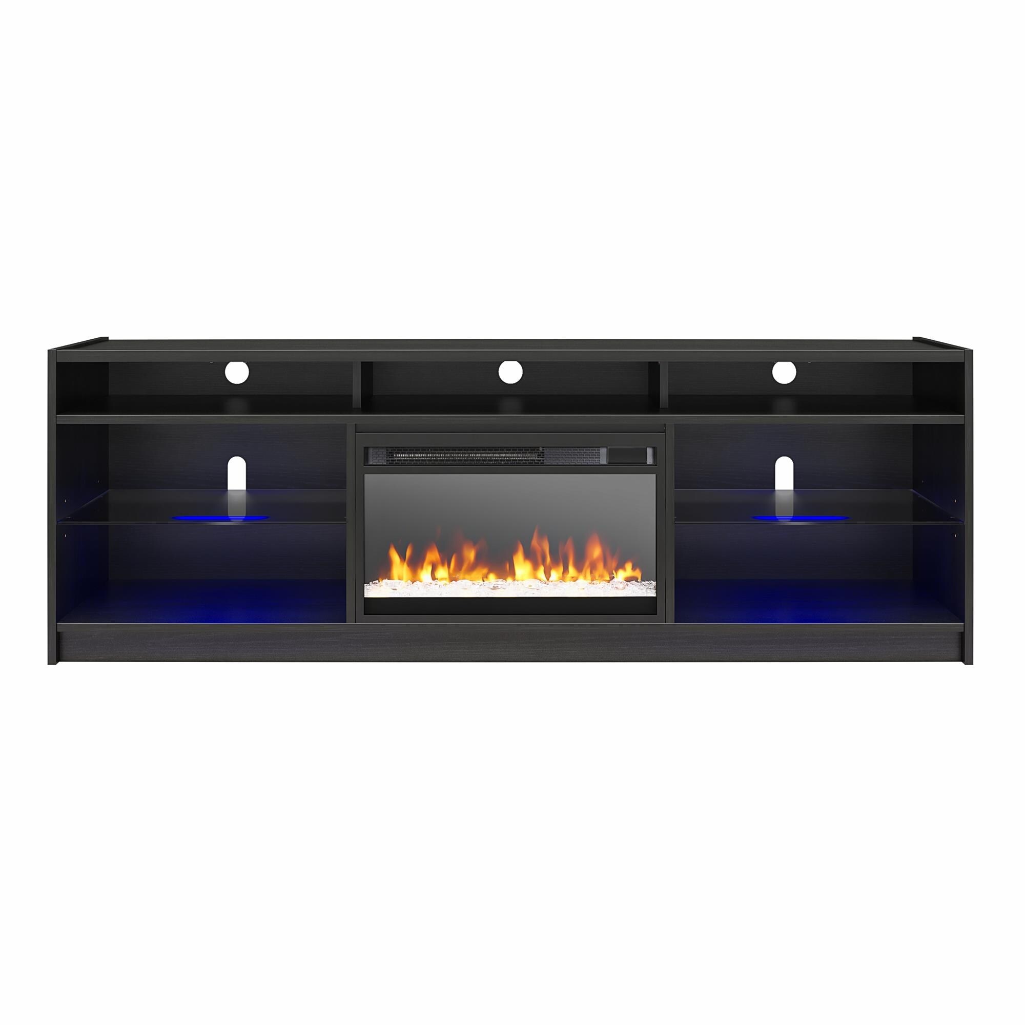 Ameriwood home vesca fireplace tv stand outlet for tvs up to 75 inch
