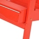preview thumbnail 30 of 44, Malibu Outdoor Acacia Wood Adirondack Chair by Christopher Knight Home