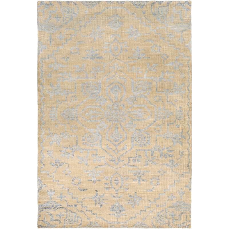 Hand-Knotted Brunoy Wool/Viscose Area Rug (2' x 3')