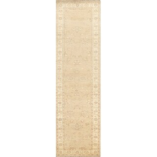 Tapis De Couloir RugsTC Senneh Chobi - Blanc, Laine Naturelle, 76x246cm