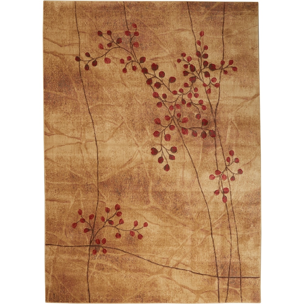 Nourison Susan Contemporary Floral Indoor only Area Rug.