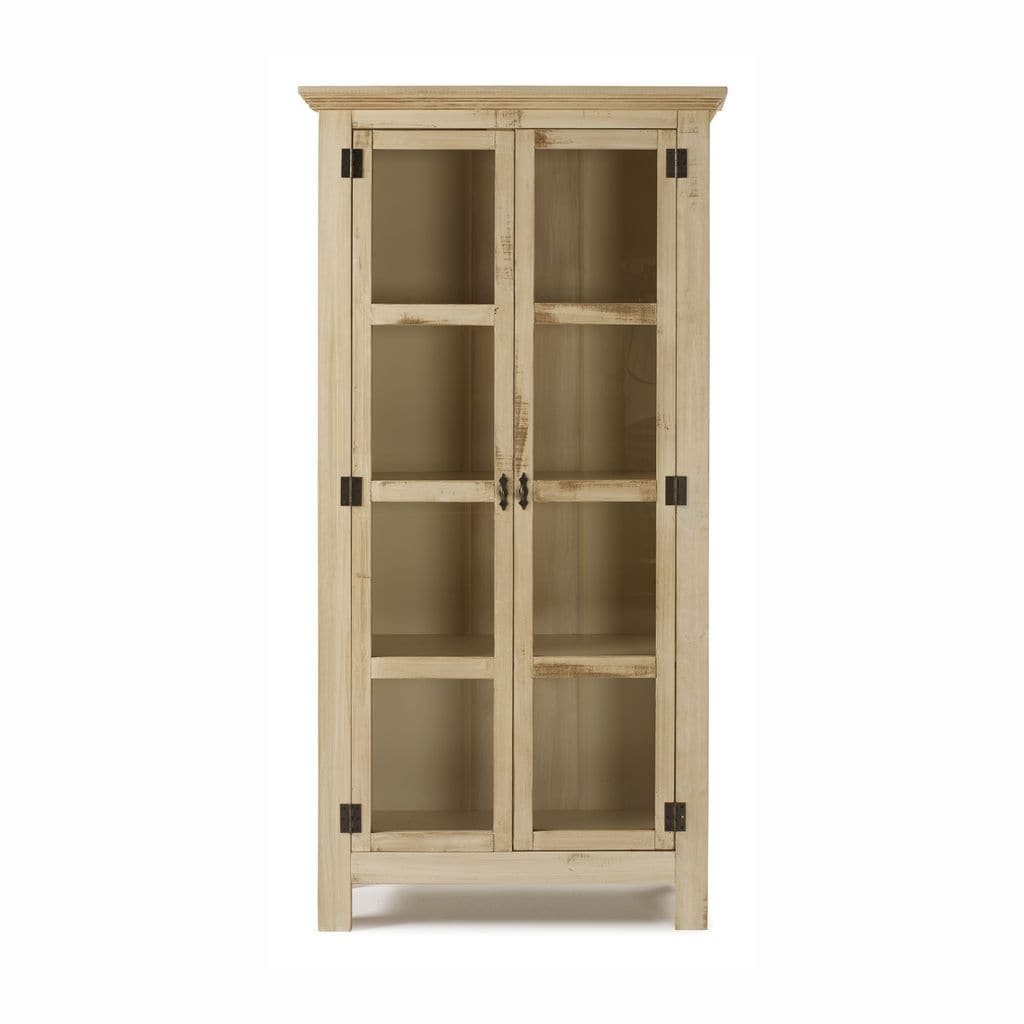 Shop The Beach House Design Accent Cabinet Glass Doors Overstock 27647071