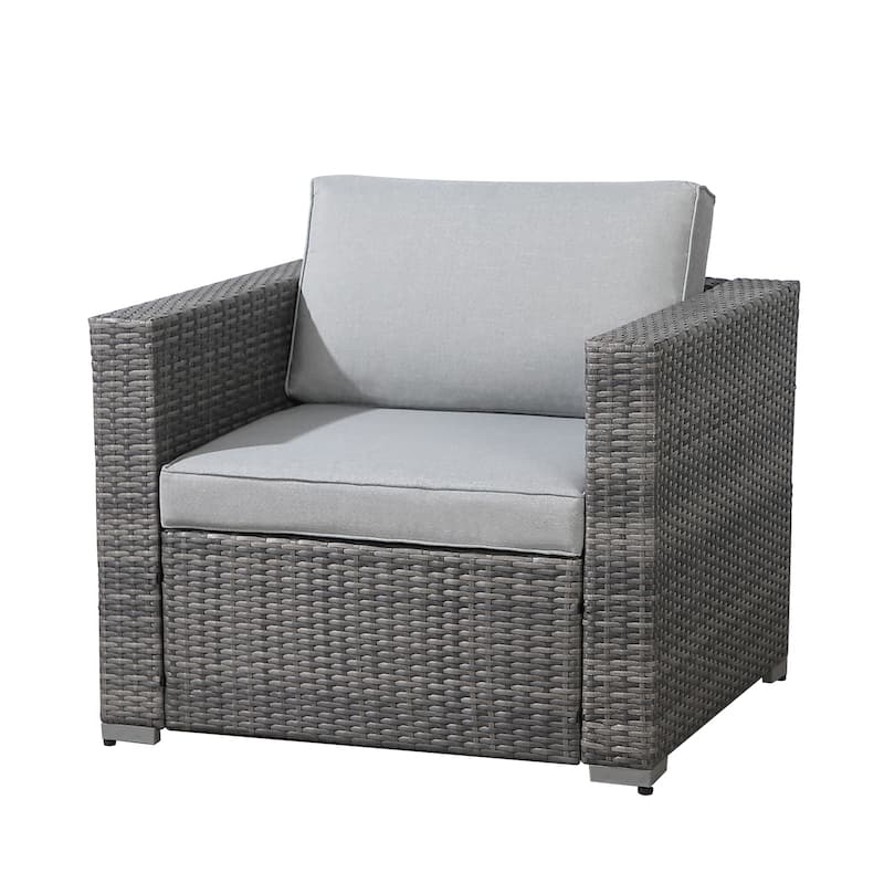 Outdoor Patio Furniture Wicker Single Sofa