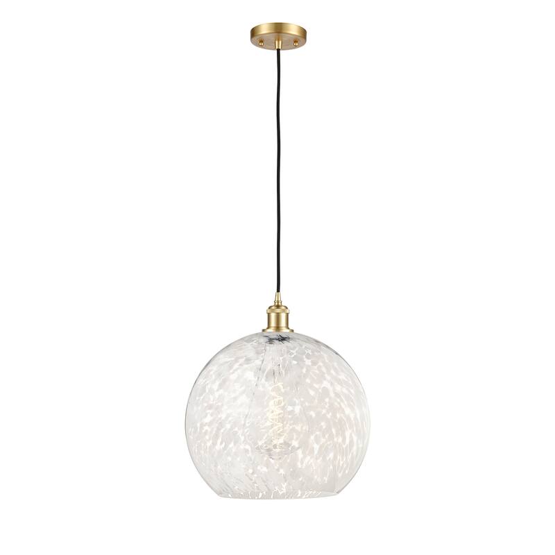 Innovations Lighting 516-1P-17-14 White Mouchette Pendant White