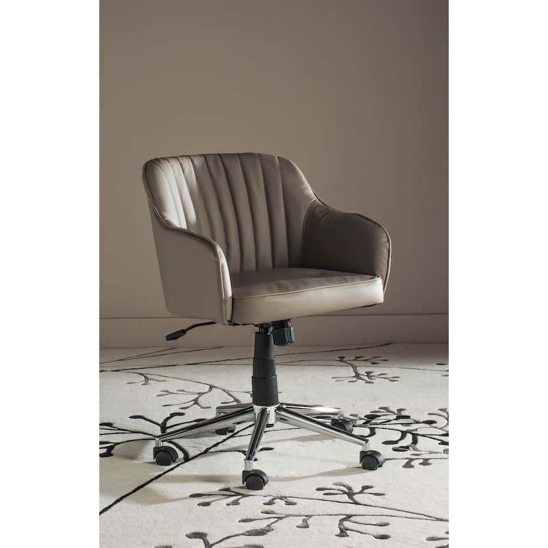 SAFAVIEH Lizabeth Black Desk Chair - 23.6" x 25.2" x 31.1" - 24Wx25Dx31H