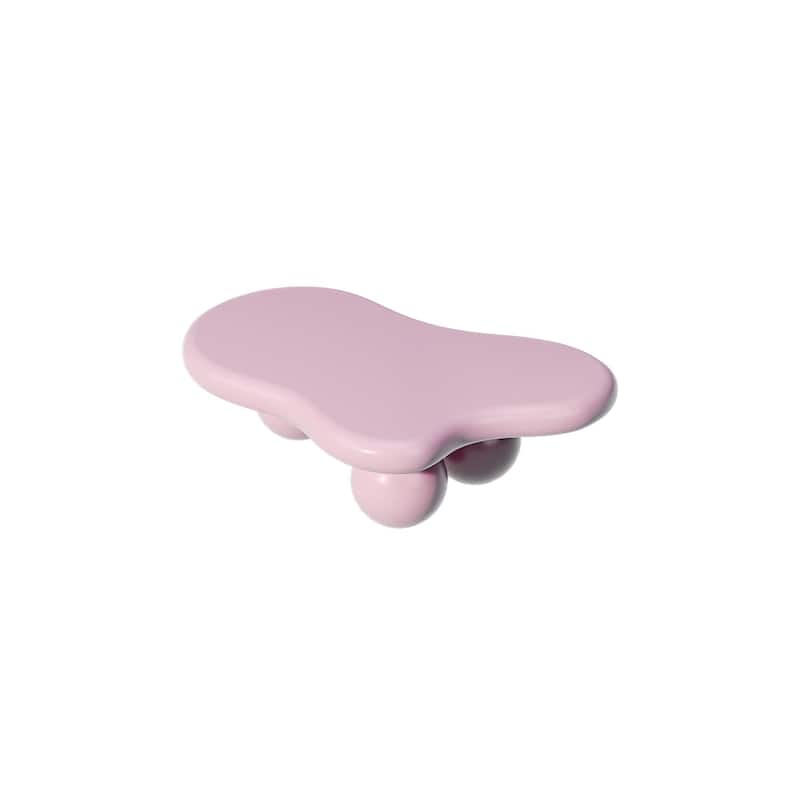 Cloud Shaped Coffee Table with 3 Ball Legs
