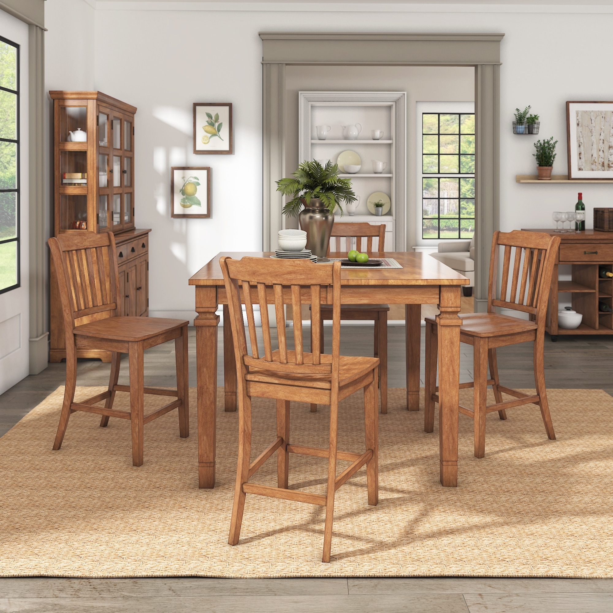 Extendable counter hotsell height dining set