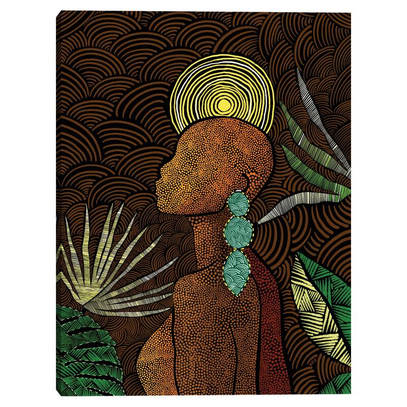 Vea (brown) Canvas Art Print