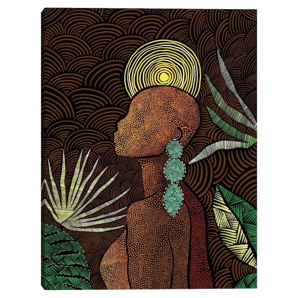 Vea (brown) Canvas Art Print