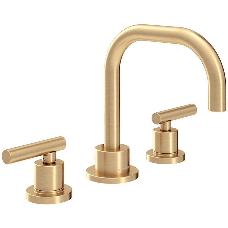 Symmons SLW3512PP Dia 1.0 GPM Widespread Bathroom Faucet with Push Pop - Brushed Bronze
