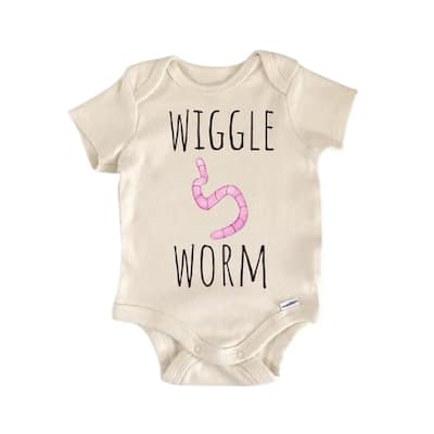 Wiggle Worm Fishing - Baby Boy Girl Clothes Infant Bodysuit Funny Cute Newborn