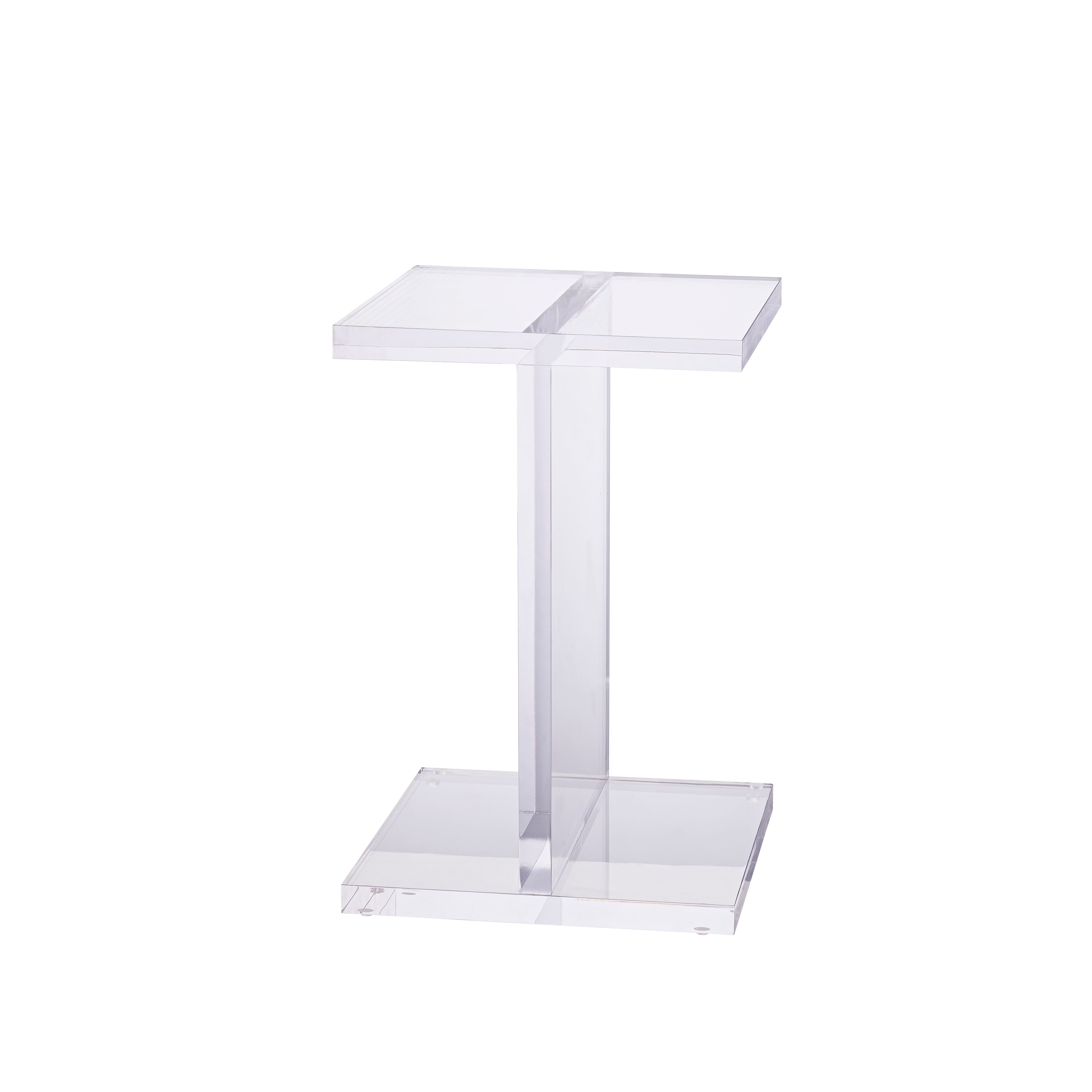 Acrylic i store beam table