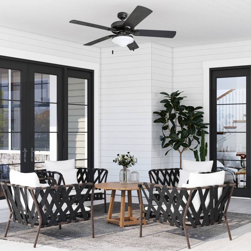 52" Honeywell Belmar Wet Rated Indoor/Outdoor Ceiling Fan, No Light