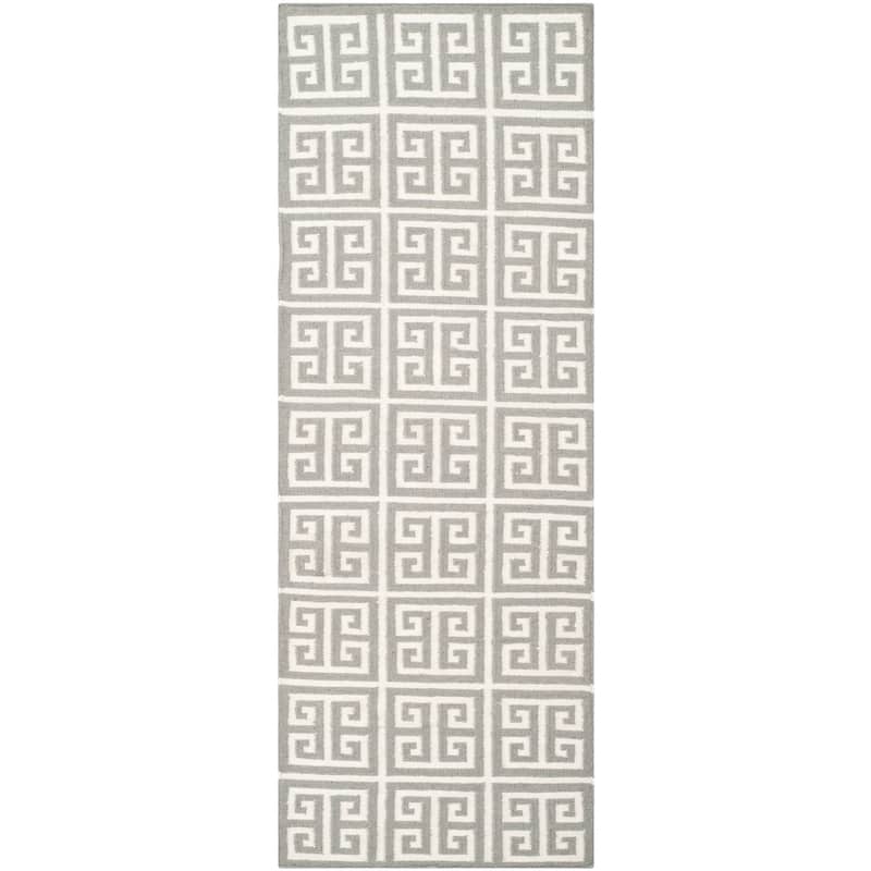 SAFAVIEH Handmade Flatweave Dhurries Oliga Modern Wool Rug