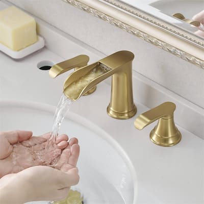 Bathroom Faucets for Sink 3 Hole 8" Widespread Bathroom Sink Faucet