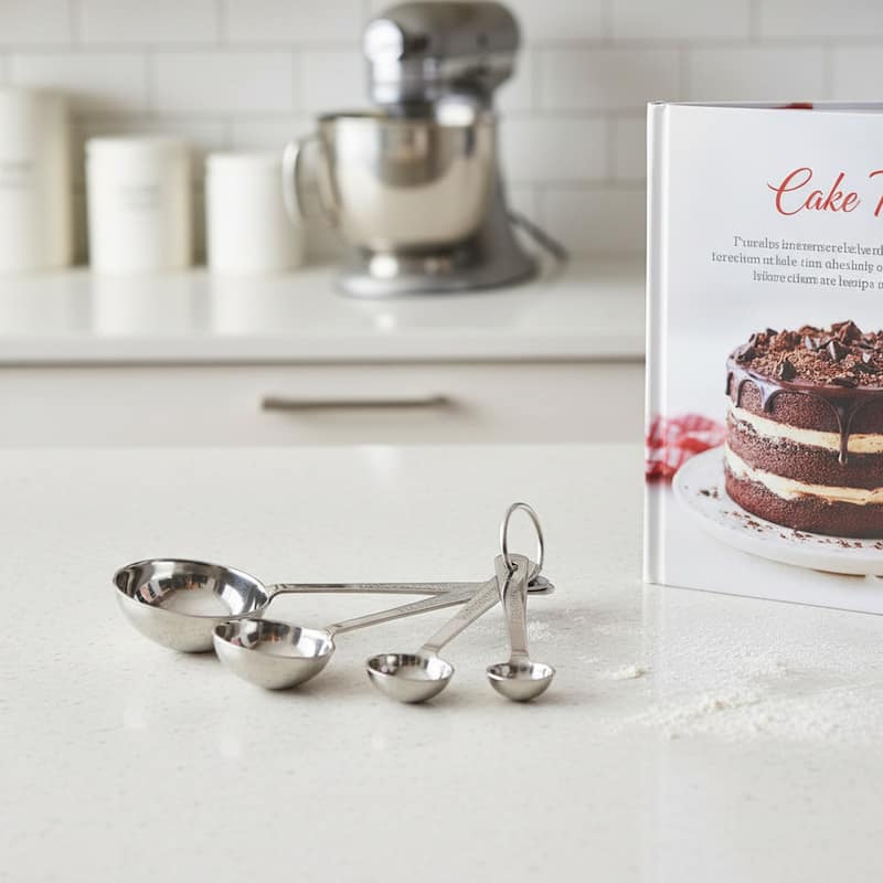 Amco Stainless Steel Measuring Spoons - 1/4 Tsp, 1/2 Tsp, 1 Tsp, 1 Tbsp