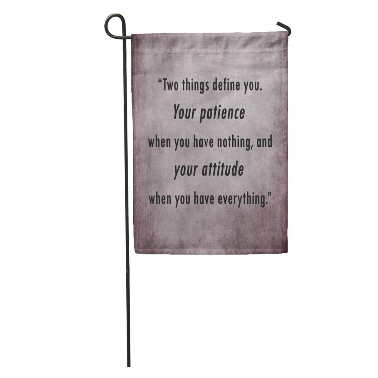 Shop Inspiration Inspirational Motivation Quote Word By Unknown On Old Attitude Garden Flag Decorative Flag House Banner 28x4 Overstock 31367510