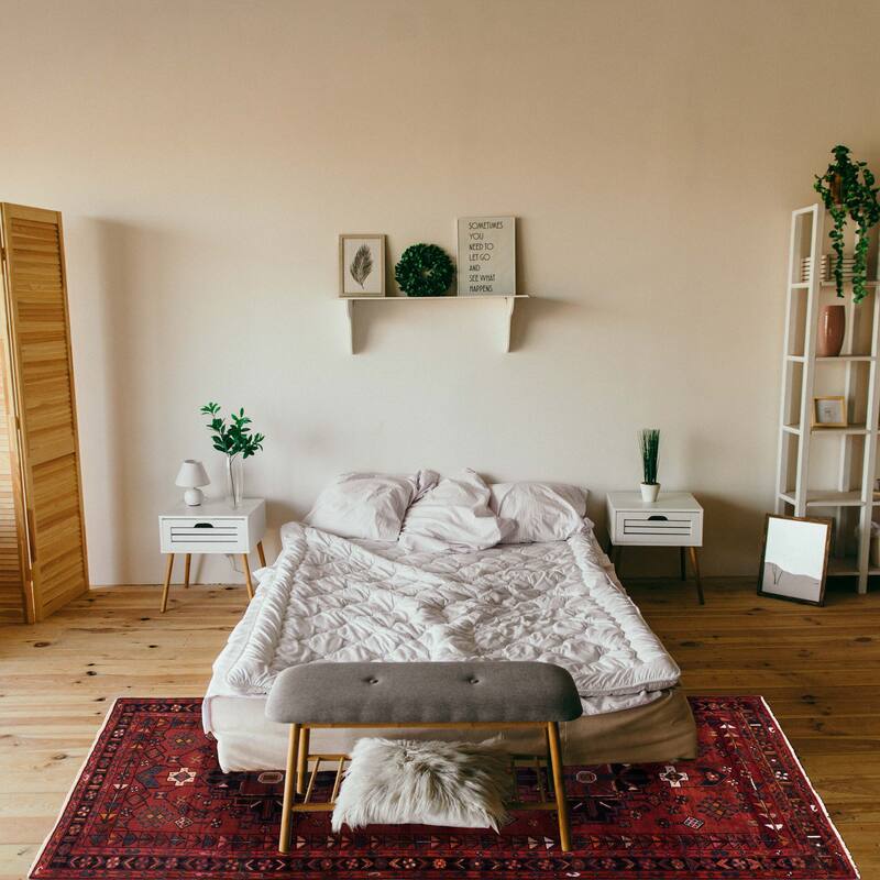 ECARPETGALLERY Hand-knotted Konya Anatolian Red Wool Rug - 5'1 x 10'4