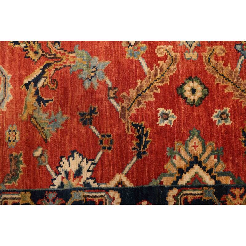 ECARPETGALLERY Hand-knotted Jules Sultane Dark Copper Wool Rug - 4'1 x 6'3