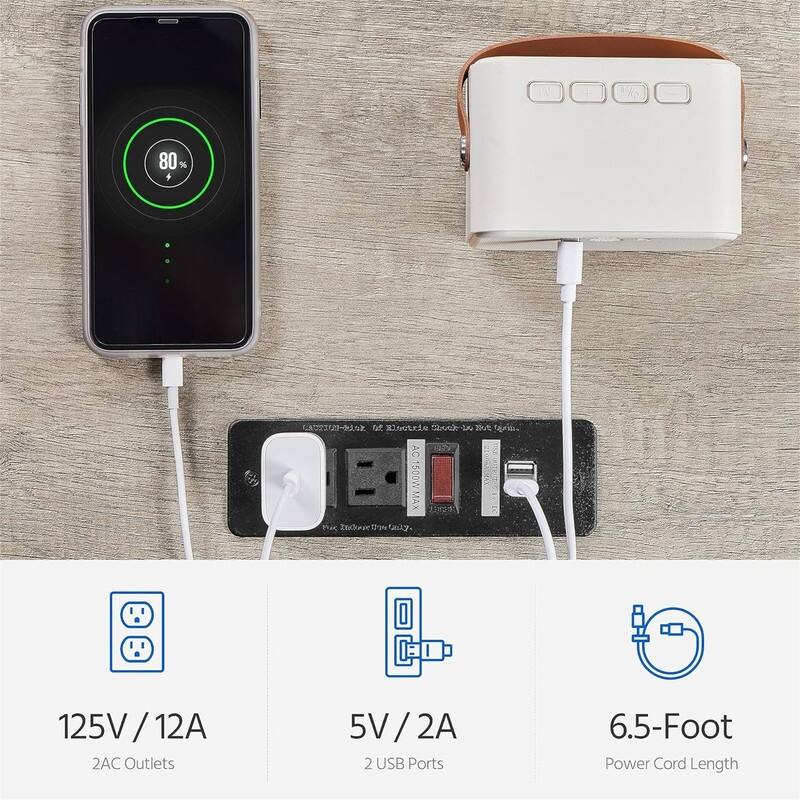 Nightstand with Charging Station