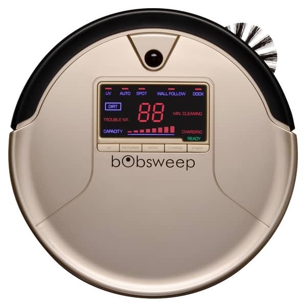 slide 2 of 16, bObsweep PetHair Robotic Vacuum Cleaner and Mop Cordless - Champagne