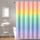 preview thumbnail 1 of 2, Lush Decor Rainbow Ombre Shower Curtain