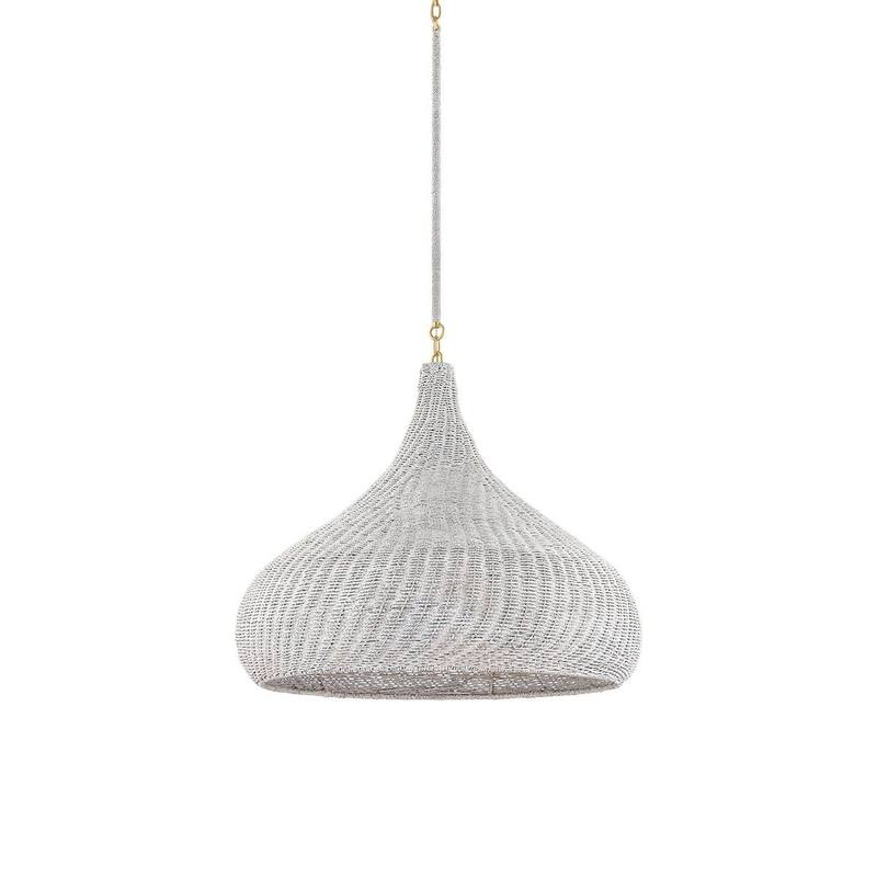 Hudson Valley Lighting 4828 Hampstead 28" Wide Pendant with Seagrass