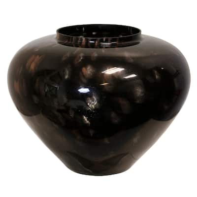 StyleCraft Pandora Vase - Black Avventurina Iris