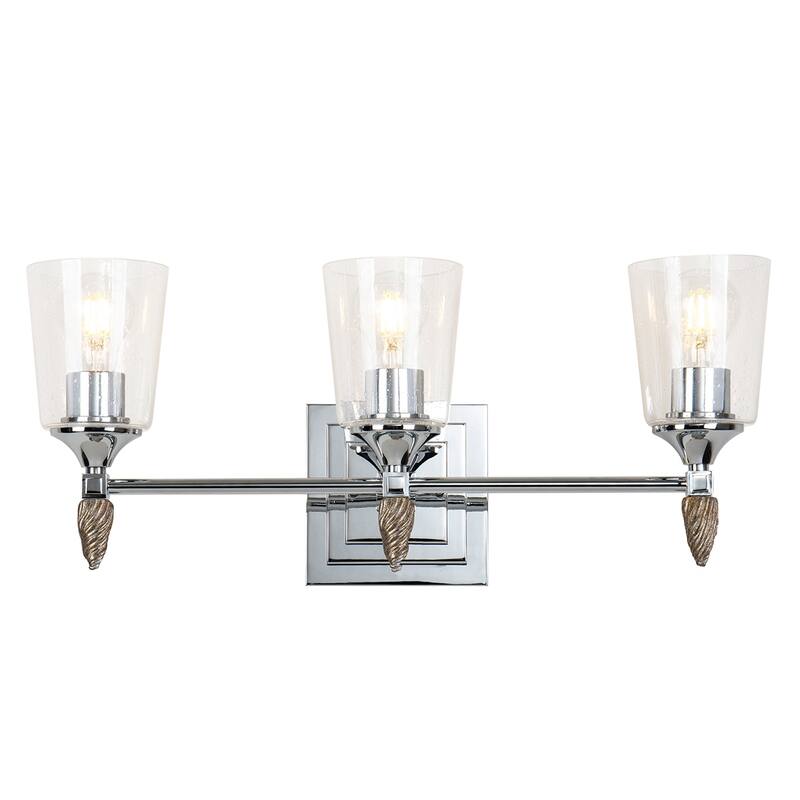 Vetiver 3 Light Bath Vanity Light in Chrome