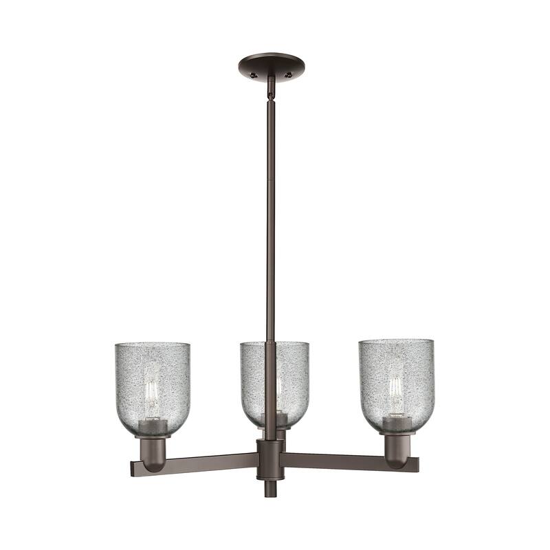 Innovations Lighting Endless Possibilities Arcadia - Caledonia - 3 Light 27" Stem Hung Chandelier - Oil Rubbed Bronze