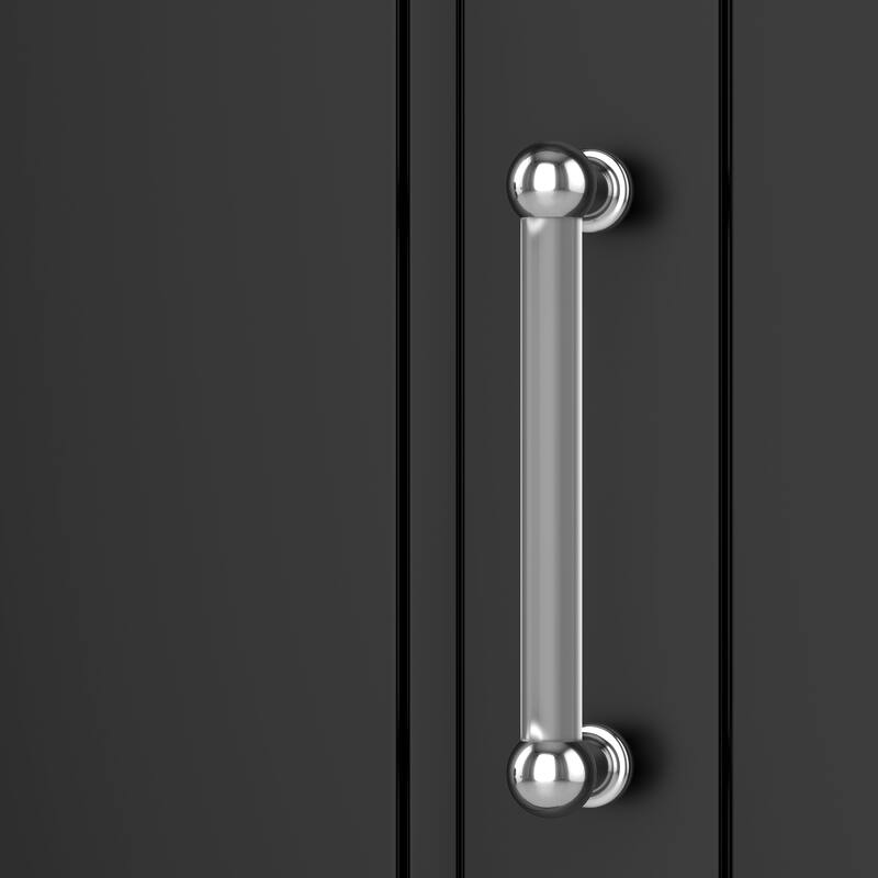 GDFStudio - Jasper Tall Freestanding Bathroom Storage Cabinet with Two-Sized Doors and Adjustable Shelves