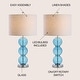 preview thumbnail 2 of 63, JONATHAN Y Ella 27" Glass Triple-Sphere LED Table Lamp, Mercury Silver/Chrome (Set of 2)