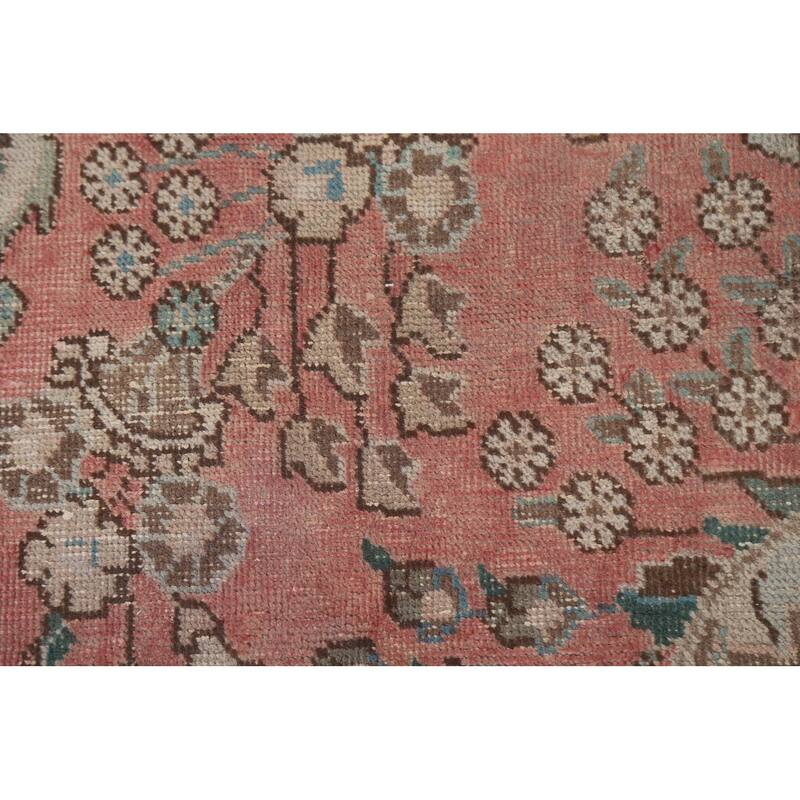 Handmade Tabriz Persian Vintage Area Rug Living Room Wool Carpet - 6'5" x 9'10"