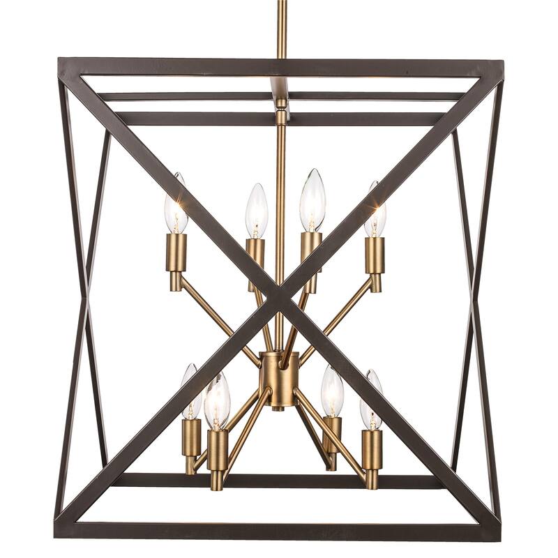 Trans Globe Lighting 71058 Ackerman 8 Light 20" Wide Cage Pendant