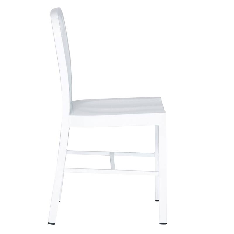 Industrial Metal Indoor-Outdoor Chair Set of 2