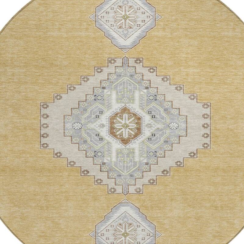 HomeRoots Oriental Traditional Rectangle Outdoor Rug