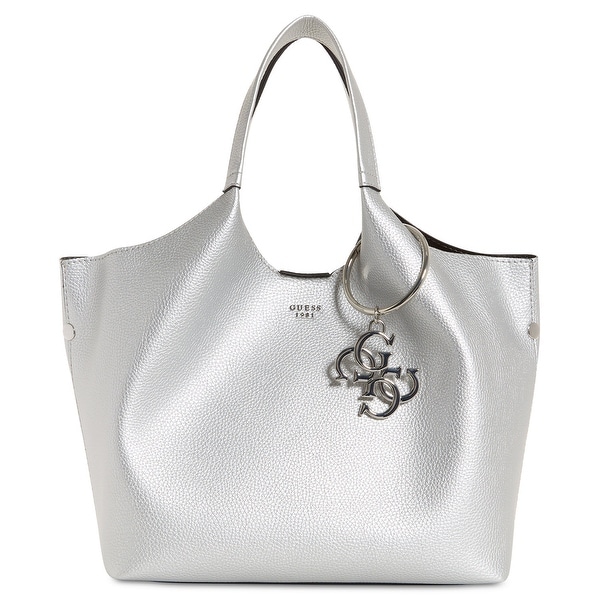 guess bag silver