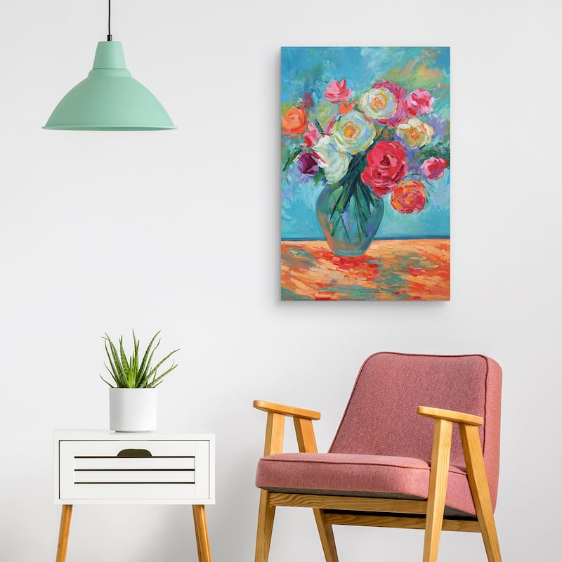 Petals and Passion 1 by Alexi Fine Canvas Art Print