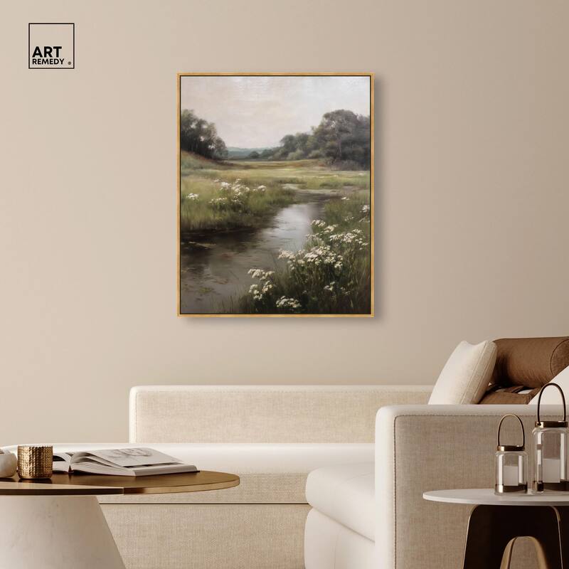 Quiet Waters Canvas by Art Remedy