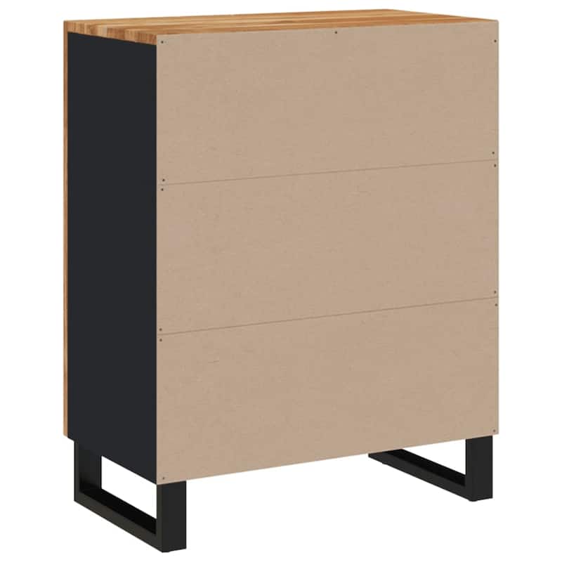 vidaXL Sideboard 23.6"x13"x29.5" Solid Wood Mango