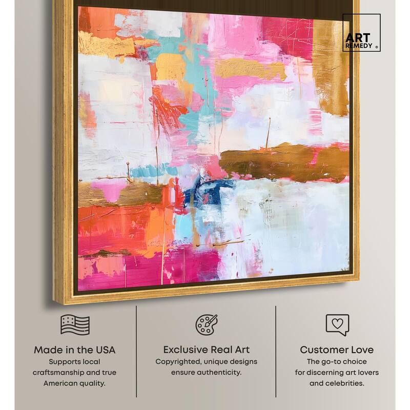 Exuberant Hues II Canvas by Art Remedy