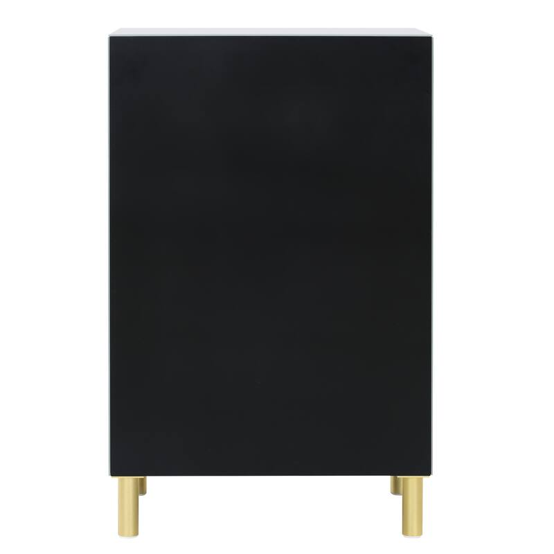Modern Light Gray 37.3" Tall 4-Drawer Chest