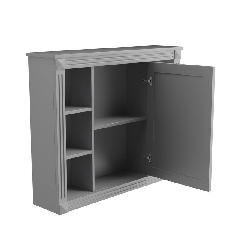 35'' x 28'' Wall Mounted Bathroom Medicine Cabinet - 35" x 7" x 29"
